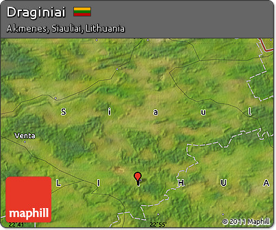 Satellite Map of Draginiai