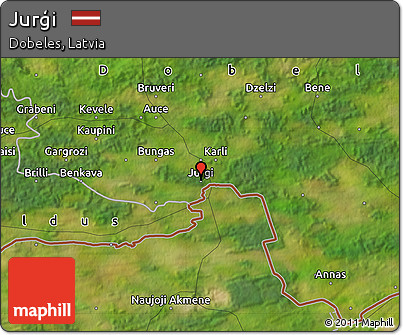 Satellite Map of Jurģi