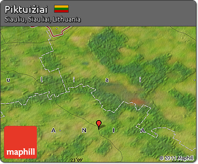 Satellite Map of Piktuižiai