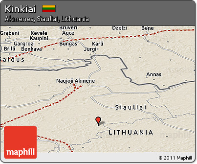 Shaded Relief Panoramic Map of Kinkiai