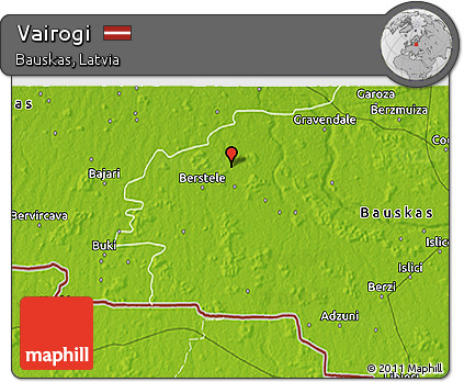 Physical 3D Map of Vairogi