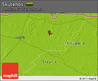 Physical 3D Map of Skutenos