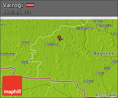 Physical 3D Map of Vairogi
