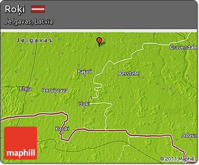 Physical 3D Map of Roķi