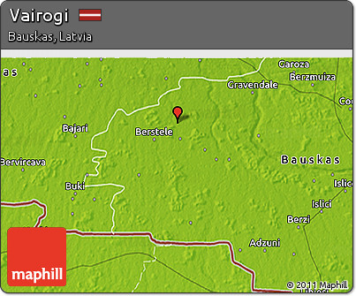 Physical 3D Map of Vairogi