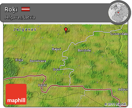 Satellite 3D Map of Roķi