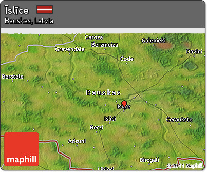 Satellite 3D Map of Īslīce
