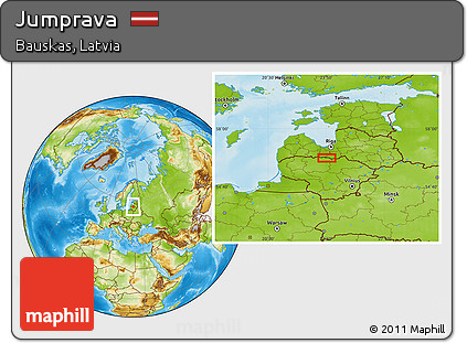 Physical Location Map of Jumprava