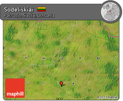 Satellite Map of Sodeliškiai