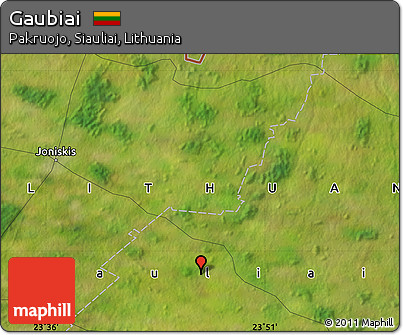 Satellite Map of Gaubiai