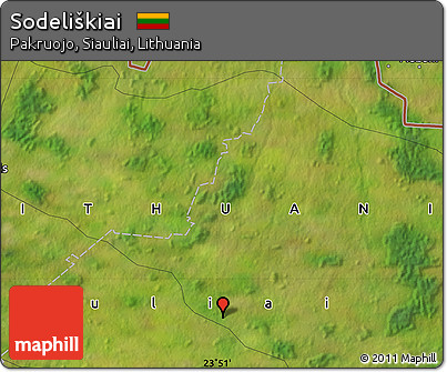 Satellite Map of Sodeliškiai