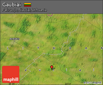 Satellite Map of Gaubiai
