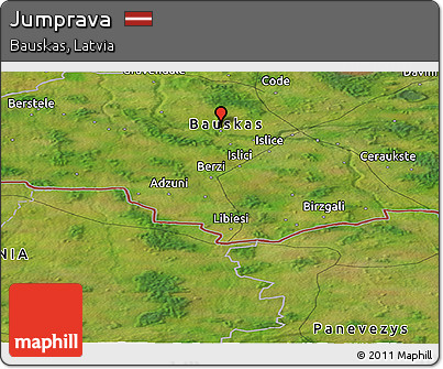 Satellite Panoramic Map of Jumprava