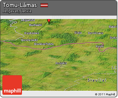 Satellite Panoramic Map of Tomu-Lāmas