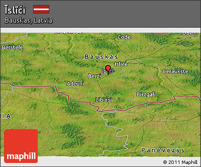 Satellite Panoramic Map of Īslīči