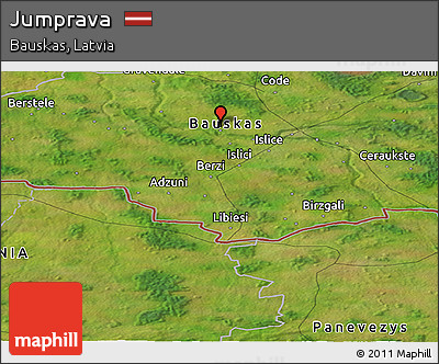 Satellite Panoramic Map of Jumprava