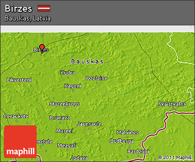 Physical 3D Map of Birzes
