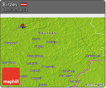 Physical 3D Map of Birzes