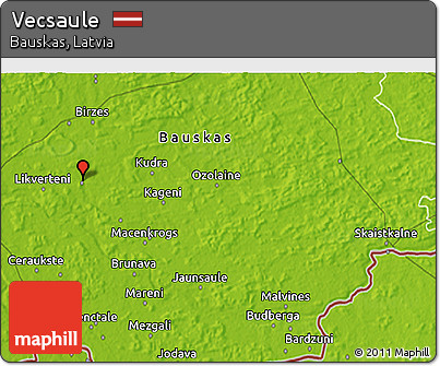 Physical 3D Map of Vecsaule