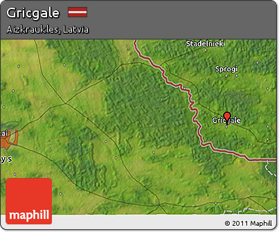 Satellite 3D Map of Gricgale