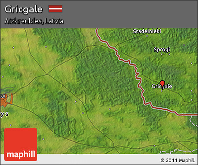 Satellite 3D Map of Gricgale