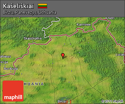Satellite 3D Map of Kašeliškiai