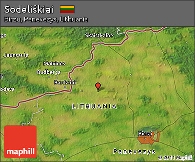 Satellite 3D Map of Sodeliškiai