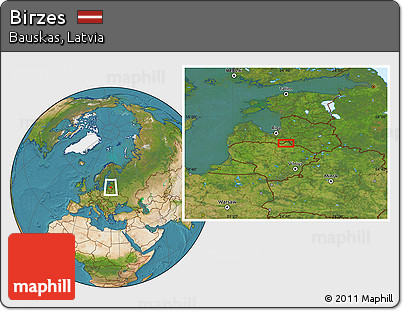 Satellite Location Map of Birzes