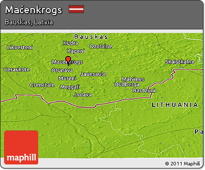 Physical Panoramic Map of Mačenkrogs