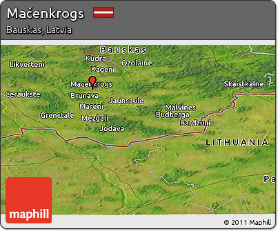 Satellite Panoramic Map of Mačenkrogs