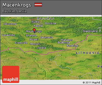 Satellite Panoramic Map of Mačenkrogs