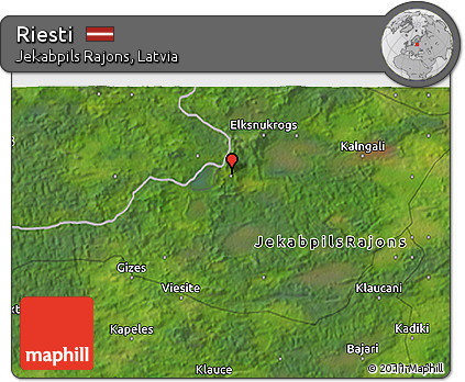 Satellite 3D Map of Riesti
