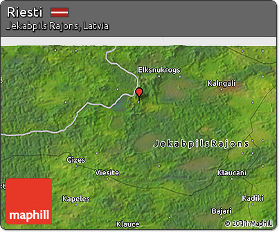 Satellite 3D Map of Riesti