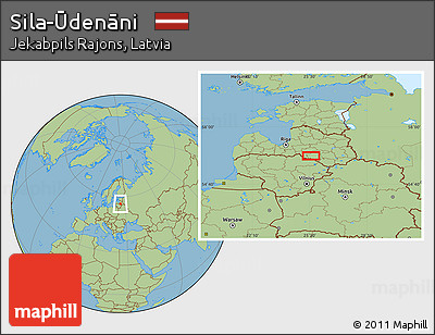 Savanna Style Location Map of Sila-Ūdenāni