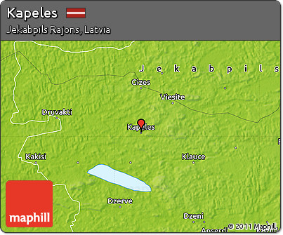 Physical Map of Kapeles