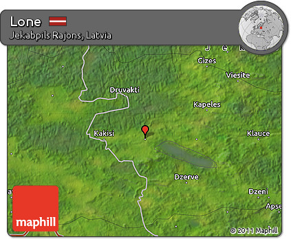 Satellite Map of Lone