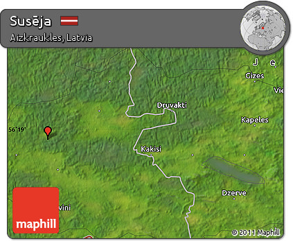 Satellite Map of Susēja
