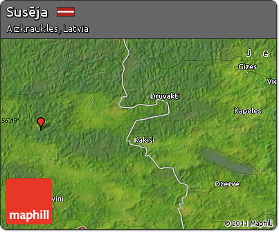 Satellite Map of Susēja