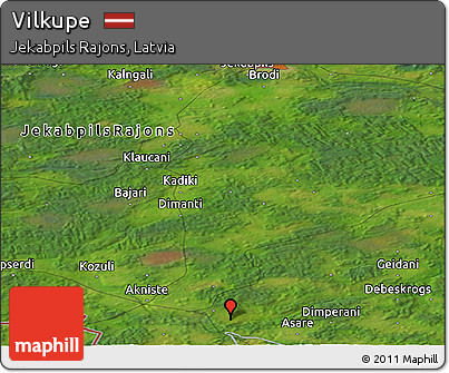 Satellite Panoramic Map of Vilkupe
