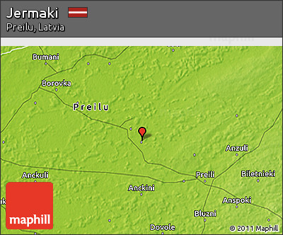 Physical 3D Map of Jermaki