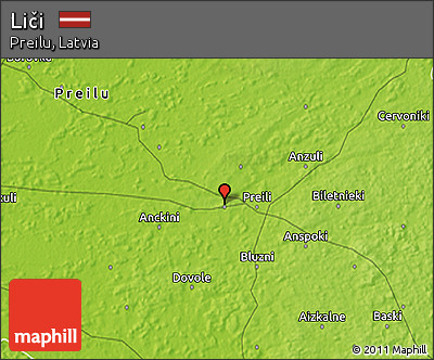 Physical 3D Map of Liči