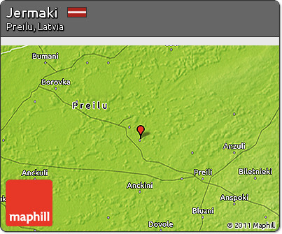 Physical 3D Map of Jermaki