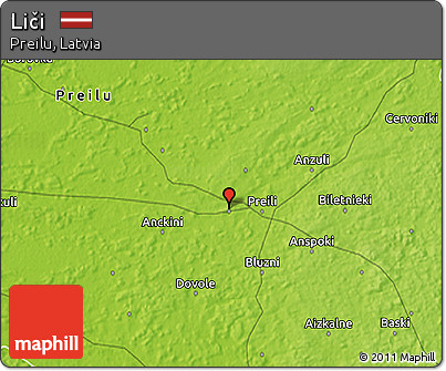 Physical 3D Map of Liči