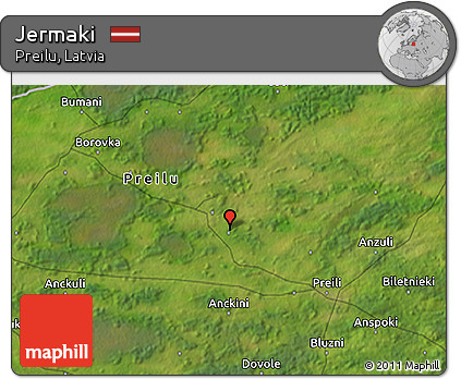 Satellite 3D Map of Jermaki