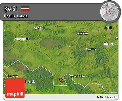Satellite 3D Map of Ķeiši