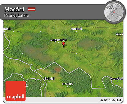 Satellite 3D Map of Macāni