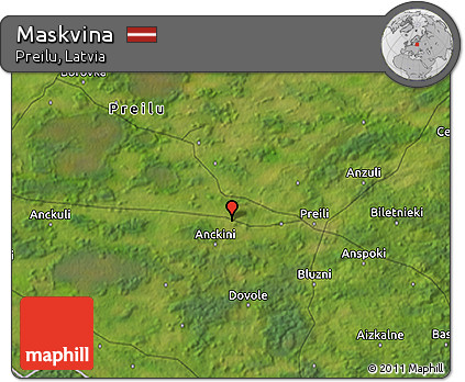 Satellite 3D Map of Maskvina