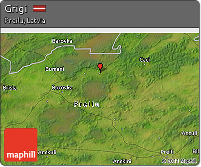 Satellite 3D Map of Grigi