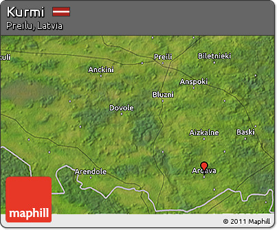 Satellite 3D Map of Kurmi