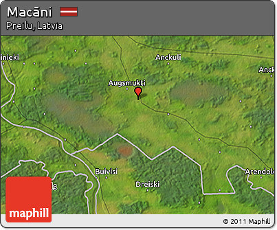 Satellite 3D Map of Macāni